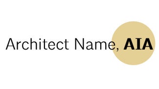 Architect Name, AIA