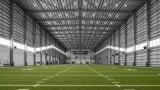 Interior of the Raiders practice facility