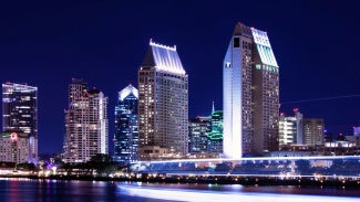 San Diego at night