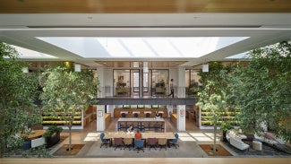 The Stanley Center's atrium