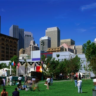 The Yerba Buena Gardens Ethnic Fair in downtown San Francisco, San Francisco, California
