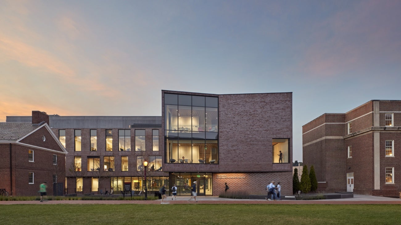 AIA award winner: Rockwell Integrated Sciences Center, Lafayette College, image size:1300x731