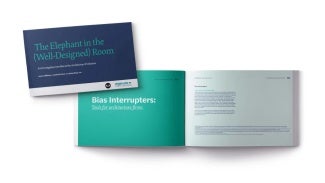 Cover of report - The elephant in the Well-designed Room