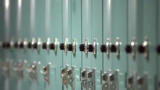 Row of lockers