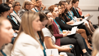 ATTENDEES AT THE PRE-CONFERENCE SESSION AT THE 2019 WOMEN'S LEADERSHIP SUMMIT