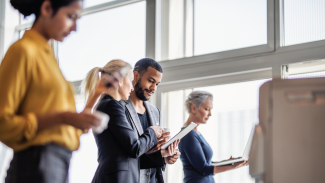 Business people working in the office