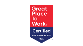 Great place to work badge.