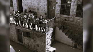 UNRWA refugee school at the Al-Fawwar refugee camp