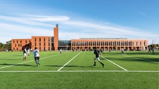 sports field at high school