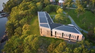 Aerial View Looking South