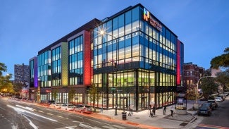 Exterior/aerial view looking north