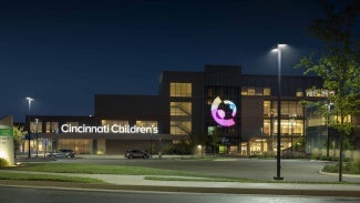 exterior lighting cincinnati children's hospital