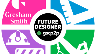 Future design Girl Scout patch logo