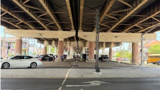 Under the Bridge-Area for Proposed Outdoor Cafe