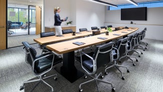Meeting room at the AIA Global Campus for Architecture & Design