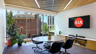 Meeting room at the AIA Global Campus for Architecture & Design