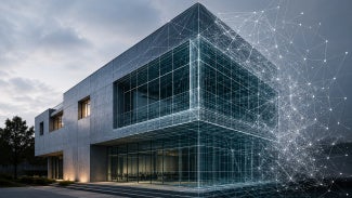Architecture building and artificial intelligence working together