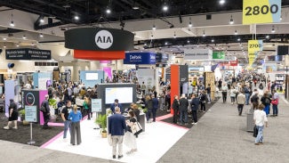 AIA Booth on the AIA26 Expo floor