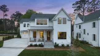 A home at The Founding at dusk