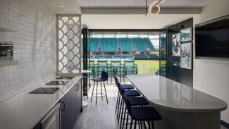 Interior space at CPKC Stadium