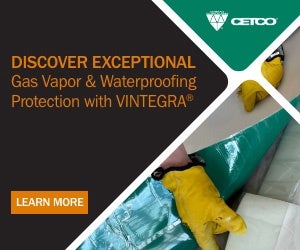 Cetco. Discover exceptional gas vapor & waterproofing protection with Vintegra. Learn more