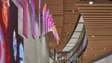 Interior steps at Boston Arts Academy