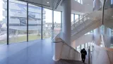 Staircase inside of Columbia Business School 