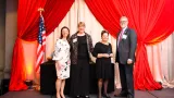 Georgi Ann Bailey receiving an award