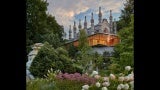 Mount Auburn Cemetery - Bigelow Chapel and New Crematory exterior gardens