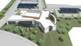 Rendering of building exterior 