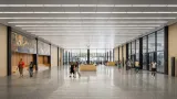 Great hall inside of Martin Luther King Jr. Memorial Library 