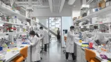 Students in the sec laboratory.