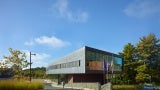 Designed by Charles Rose Architects, the John W. Oliver regional transit center is a zero-net energy transit center that serves the Franklin county region of Massachusetts.