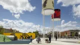 Kids playing in a playground