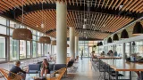 NTPLLN’s design makes healthy choices accessible and appealing. a central dining commons and market offer affordable, healthy food options and plenty of indoor and outdoor spots to eat, socialize, and study.