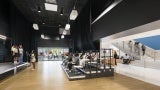The heart of the school includes a new black box theater that opens to both the entry and the dining beyond.