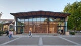 New south facades invite students into classroom spaces from the pedestrian promenade