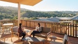 Respite porch for clinicians and staff