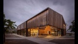 The functional, straightforward building serves as an armature for CWB’s activities, supporting the display, restoration and appreciation of wooden boats.