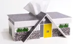 midcentury tissue box cover