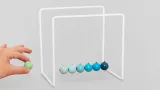 newtons cradle gradient