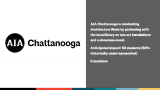 AIA Chattanooga is partnering with the local library on K-12 programming and an art installation.