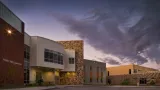 school built for native american reservation students south dakota