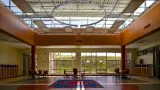 gathering space in school designed for native american reservation students south dakota