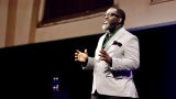 michael ford hip-hop architect whitney m. young jr award winner standing on mainstage