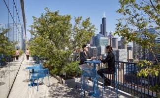 800 Fulton Market exterior balcony