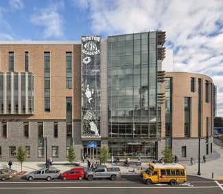 Exterior of Boston Arts Academy