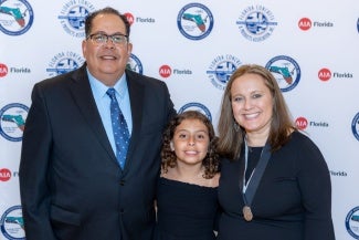 Becky Magdaleno at an AIA Florida award event