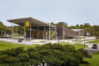 The McDonald’s global flagship at Walt Disney world resort.