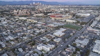 MLK1101 Supportive Housing aerial view